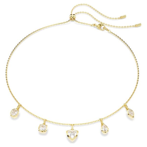 Swarovski Imber necklace Mixed cuts, White, Gold-tone plated 5705463