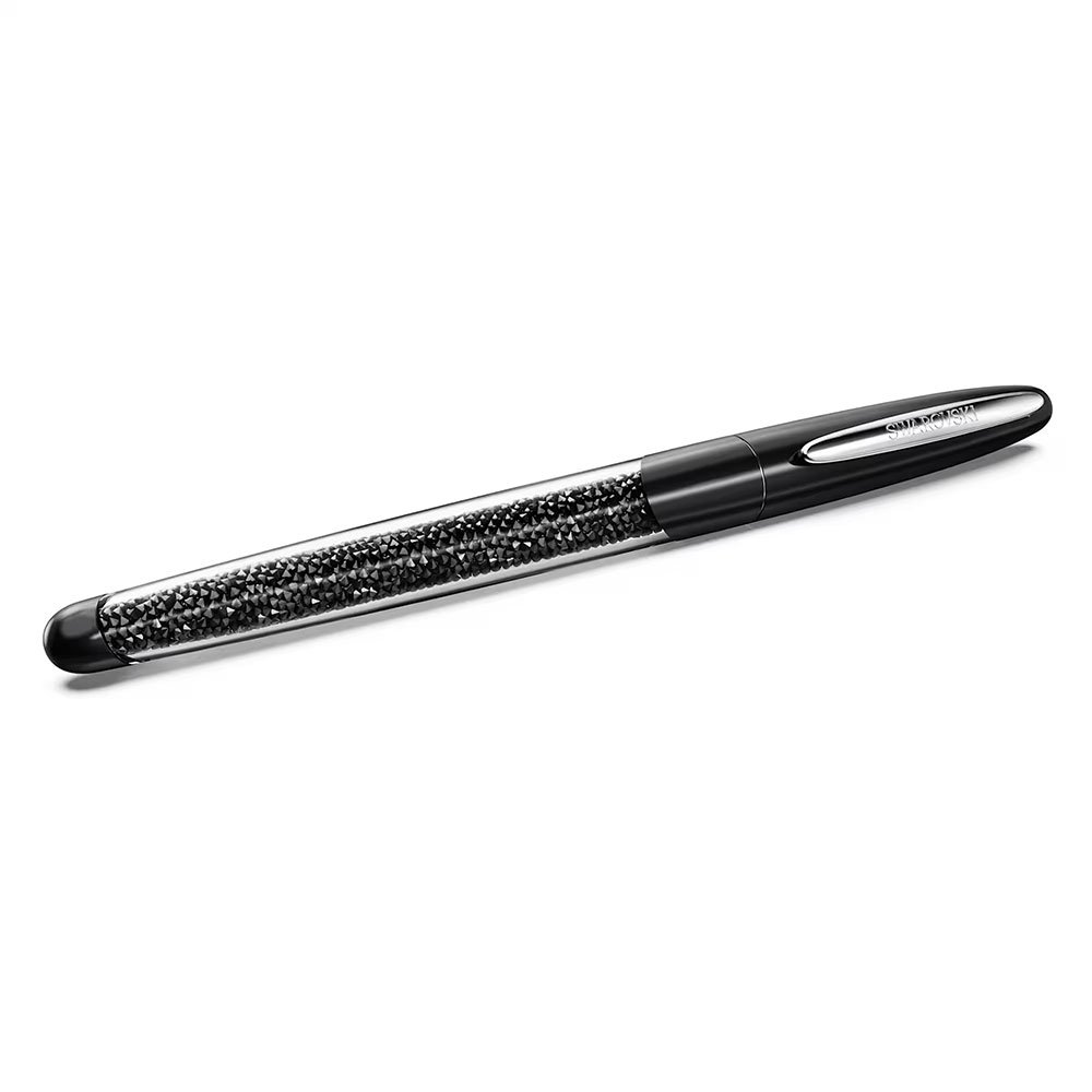 Swarovski Crystalline Nova rollerball pen Black, Chrome plated 5717137