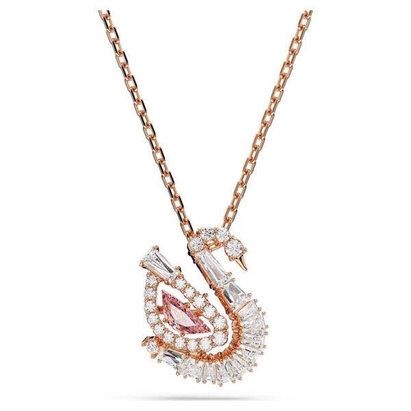 Swarovski Swan pendant Mixed cuts, Pink 5732414