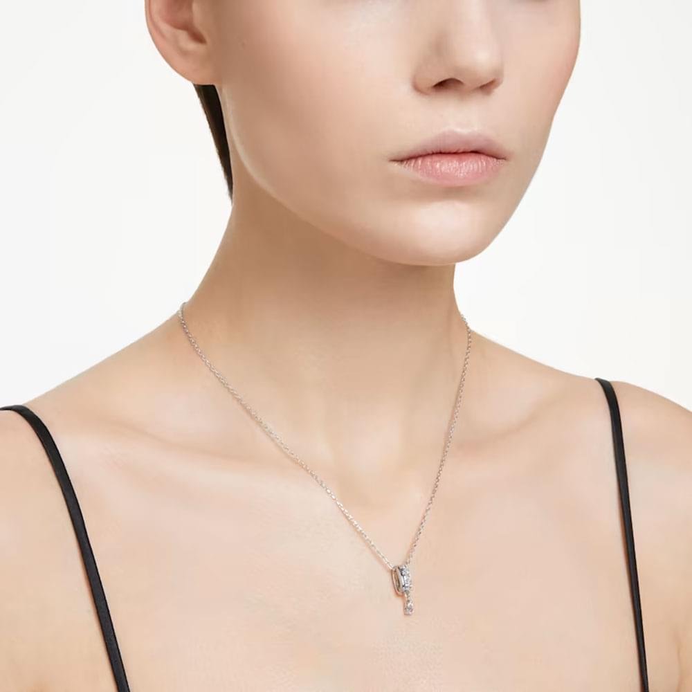 Swarovski Dextera pendant Mixed cuts, White, Rhodium plated 5671819 (2)