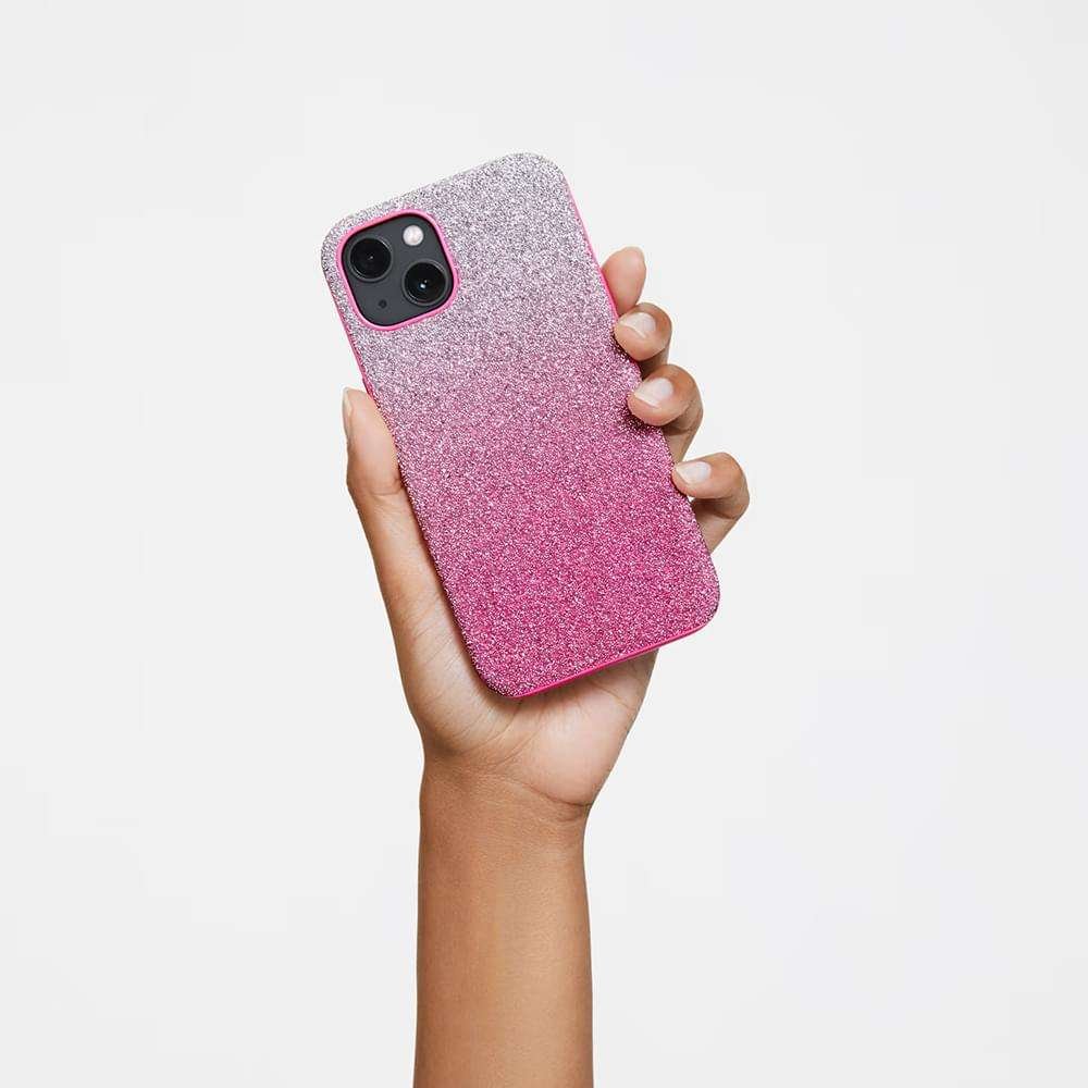 Swarovski High smartphone case iPhone 13, Pink 5650831 (2)