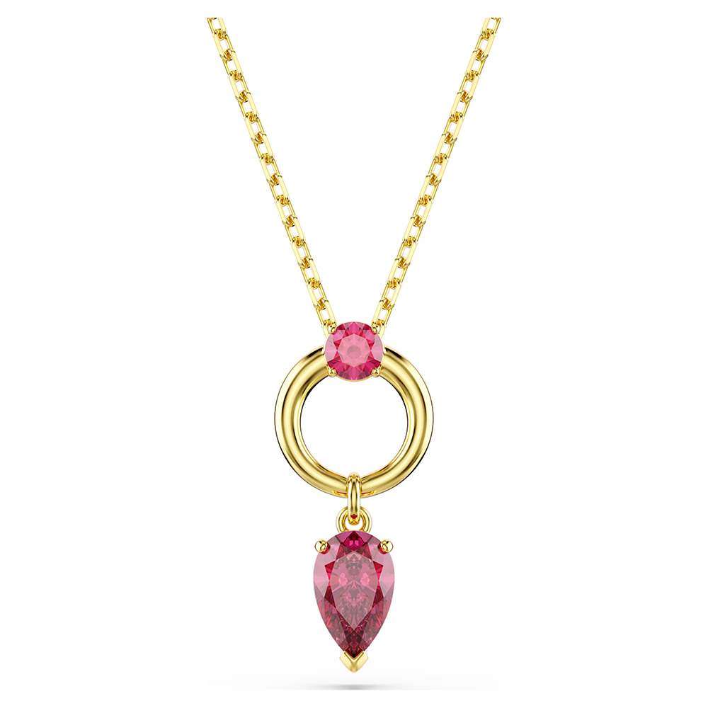 Swarovski Mesmera pendant Mixed cuts, Red, Gold-tone plated 5732487