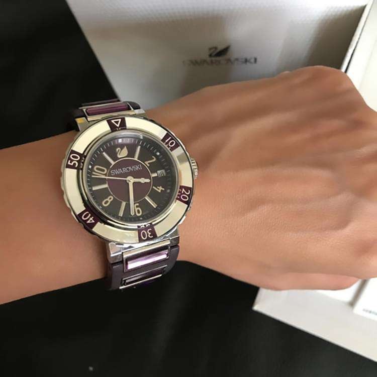 Swarovski Octea Sport Black Crystal Watch 999980 (2)