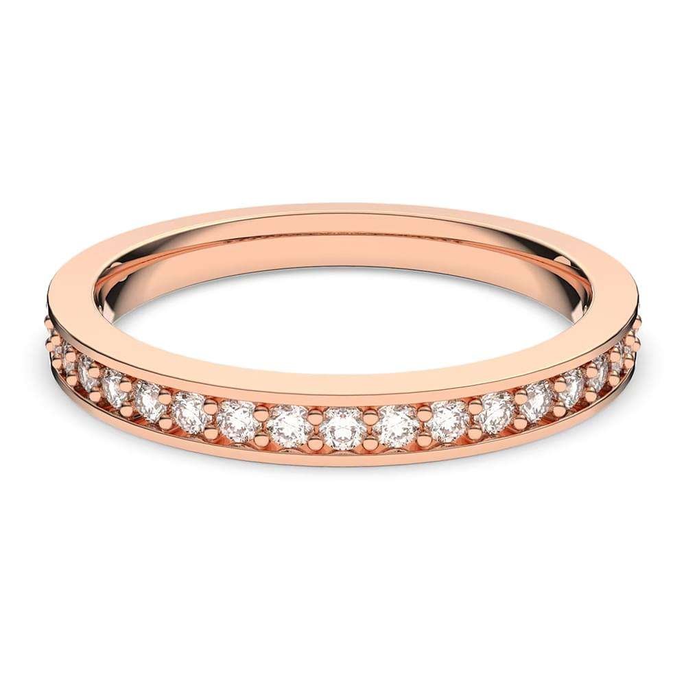 Swarovski Rare ring White, Rose gold-tone plated